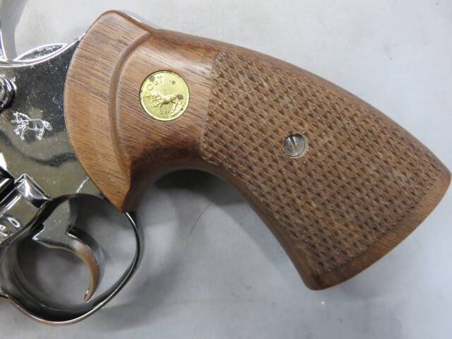 【タナカ】コルト パイソン 3in  ステンレス・木製グリップ