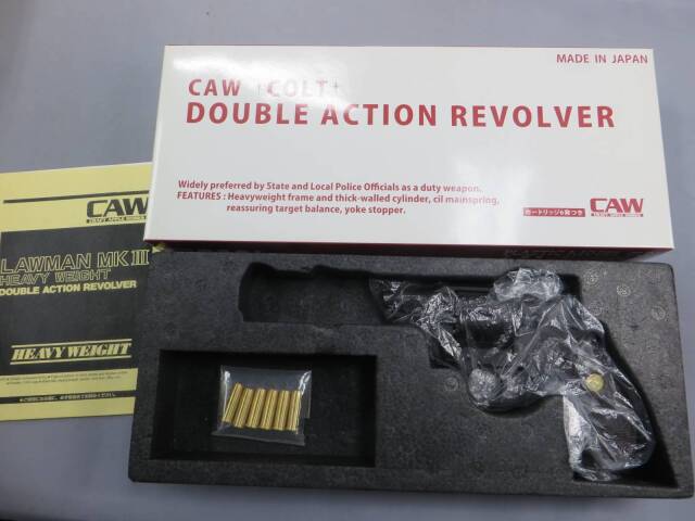 11-21-1 LAWMAN M-III モデルガン 075710 CAW】コルト LAWMAN・ローマン MK3 2in モデルガン