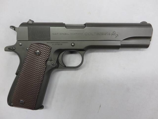 【CAW】 戦前型 コルト ナショナルマッチ HW モデルガン
