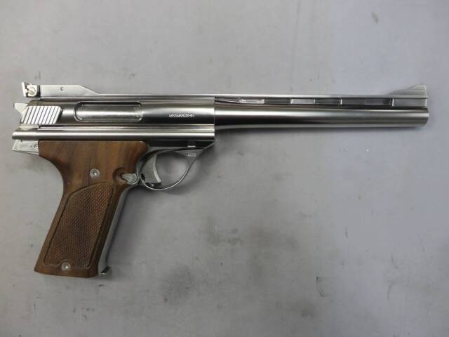 マルシン】44AUTO MAG CLINT1 8mmBB シルバー・木製グリップ・ガン