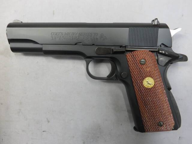 【ウエスタンアームズ】コルトMK4シリーズ70 ウッドグリップ