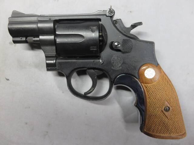 【ハートフォード】S&W M15 コンバットマスターピース 42.5n サービスサイズ木製グリップ モデルガン