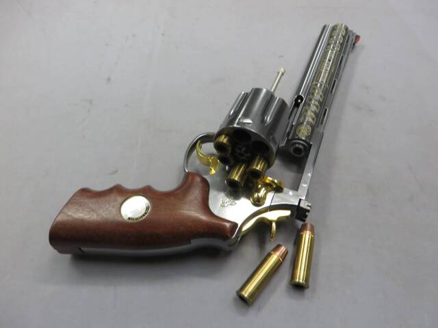 【マルシン】コルトアナコンダ 8in レガシーエディション シルバーコーティング