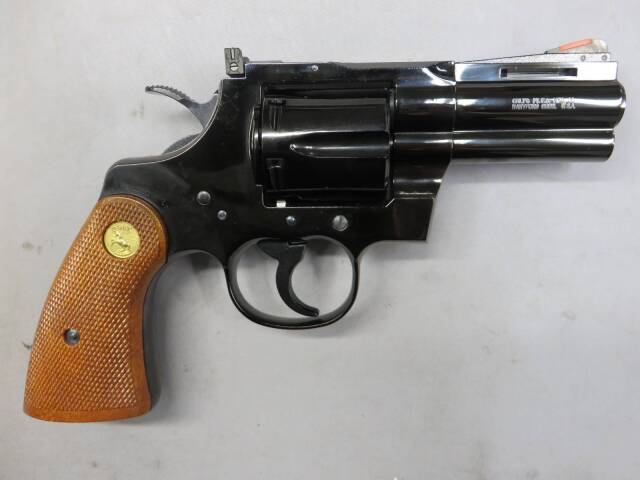 【タナカ】コルトパイソン.357mag 3in R-Model スチールフィニッシュ　モデルガン