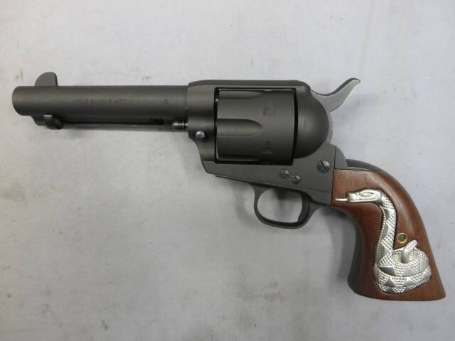 【タナカ】コルトSAA.45 2nd シビリアン HW ・ラトルスネーク 木製グリップ　モデルガン