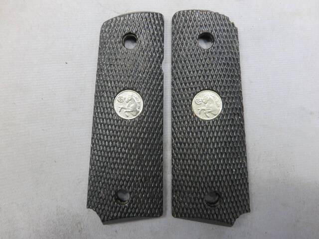 【コルト純正】コルト コンパクト・オフィサーズ メダリオン付き 木製グリップ