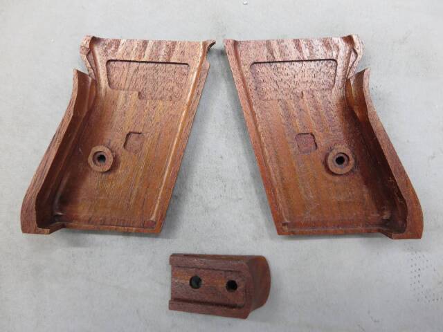 【If-Product】PPK （マルゼン製）木製グリップ + マガジンボトム