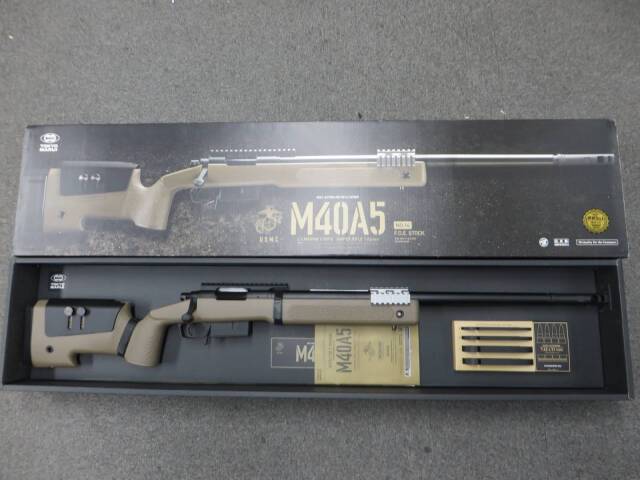 【東京マルイ】M40A5 FDEストック アメリカ海兵隊採用スナイパー エアーコッキング ボルトアクション　