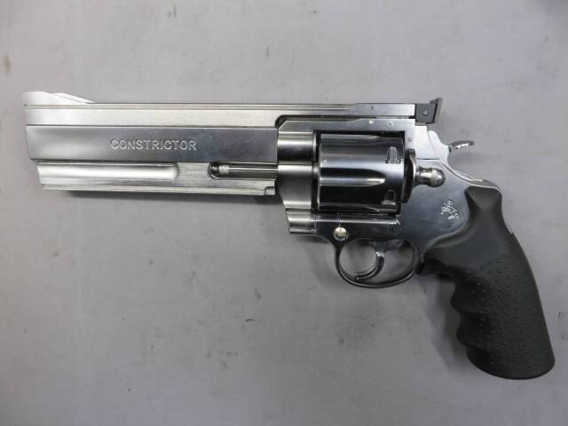 【マルシン】コンストリクター 6mmBB リアルXカート シルバー HOGUEタイプ グリップ仕様