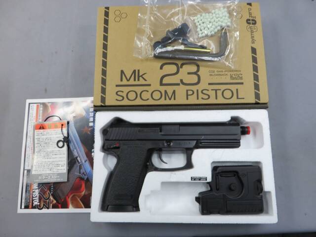 KSC】MK23 SOCOMピストル CO2・東京マルイ ライトモジュール付