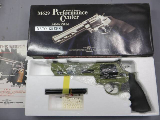 【タナカ】S&W M629 パフォーマンスセンター NATOグリーン