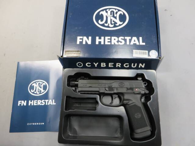 【CyberGun】FNX-45 タクティカル ブラック メタルスライド