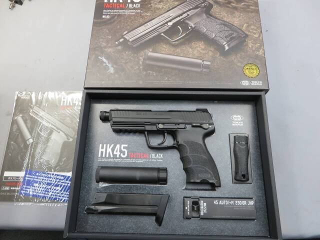 東京マルイ　HK45 Tactical ブラック ガスガン 東京マルイ ガスブローバックハンドガン H&K HK45 TACTICAL ブラック