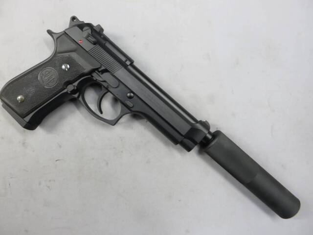 【ウエスタンアームズ】ベレッタM92FS 処刑人 サイレンサーモデル