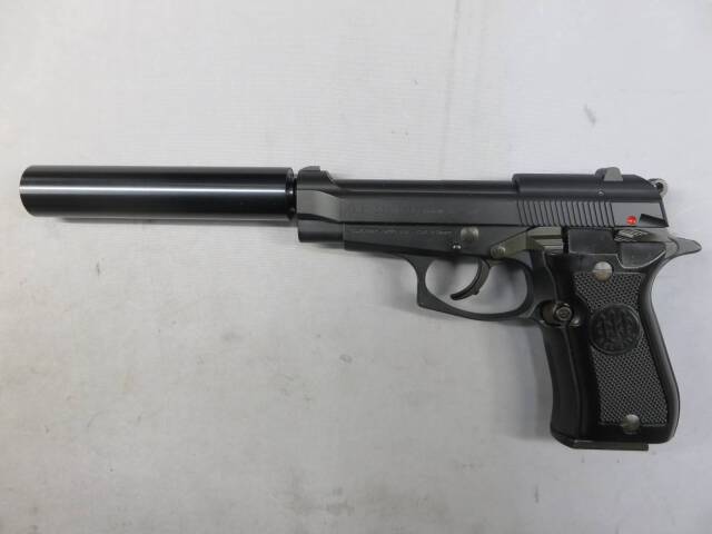 【ウエスタンアームズ】ベレッタM84FS サイレンサーモデル