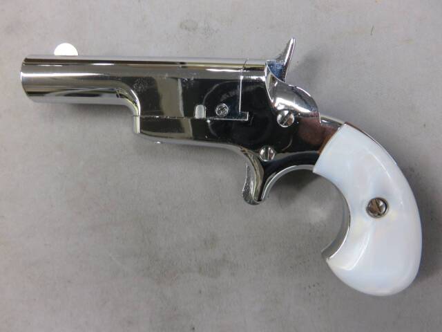 【ハートフォード】デリンジャー No.3 オールシルバー モデルガン