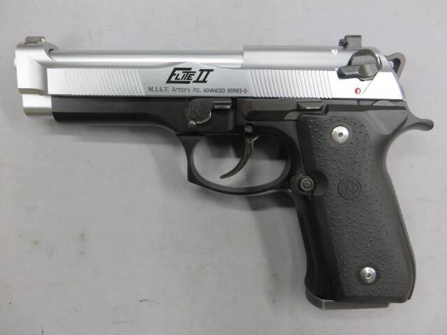 【KSC】M92 エリート2 スライドシルバー・Hogue グリップ