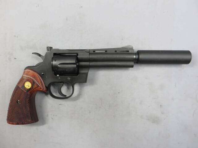 【タナカ】シティハンター　コルトパイソン 4in R-Model HW “Ryo Saeba”model・PandraArms 木製グリップ