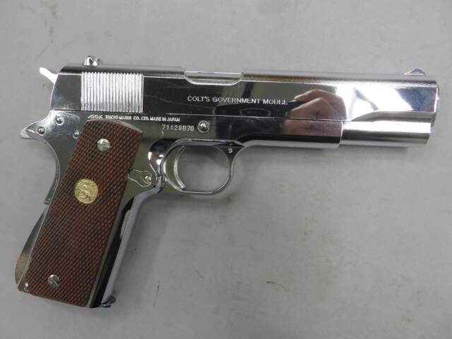 【東京マルイ】コルトガバメントMK4シリーズ70　ニッケルフィニッシュ