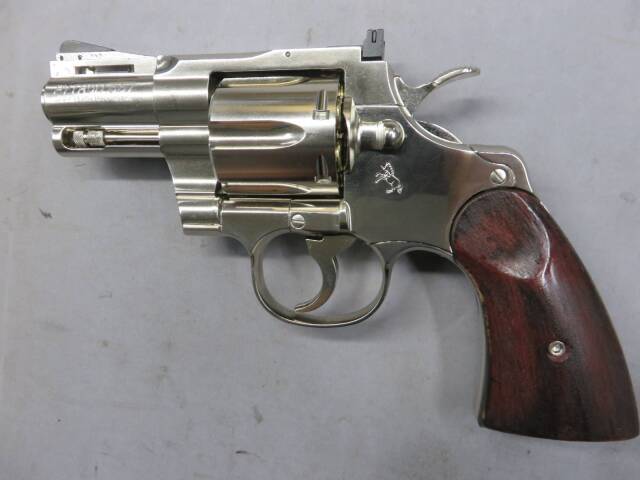 タナカ】コルトパイソン 2.5in R-Model ニッケル・木製グリップ