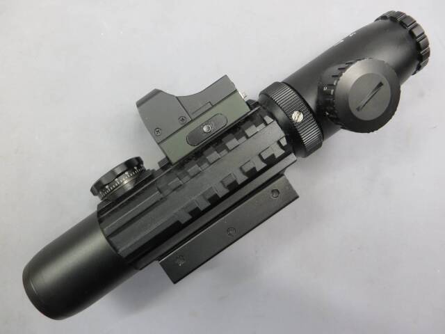 【HYUGA】ライフルスコープ LP-2UD＆ウルトラ mini ドットサイト