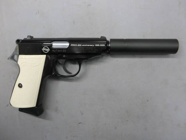 【マルゼン】ワルサー PPK/S 40周年記念モデル ムービープロップシリーズ