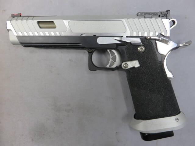 【東京マルイ】STI TTI コンバットマスター island barrel カスタム・メタルスライド