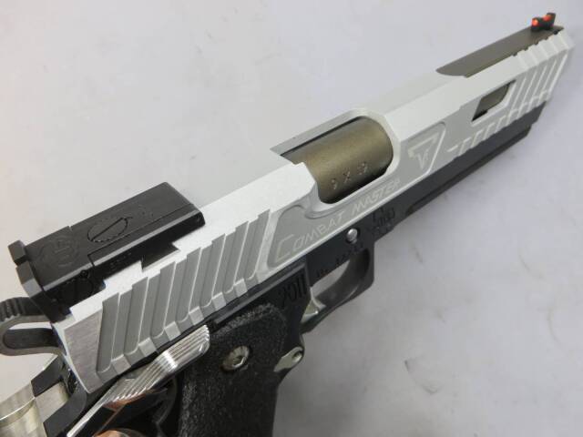 【東京マルイ】STI TTI コンバットマスター island barrel カスタム・メタルスライド