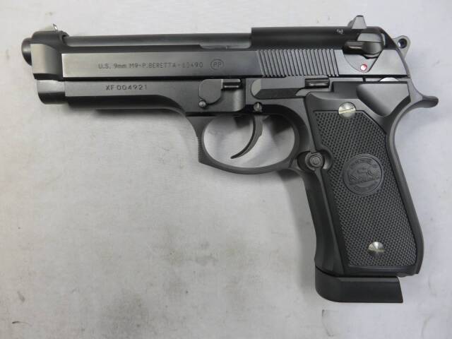 マルシン】S&W M29 6.5in Wディープブラック ハーフチェッカー木製 