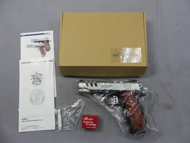 【BWC】S&W SW1911 PC 4.25 SL SV (スライドシルバー） モデル モデルガン