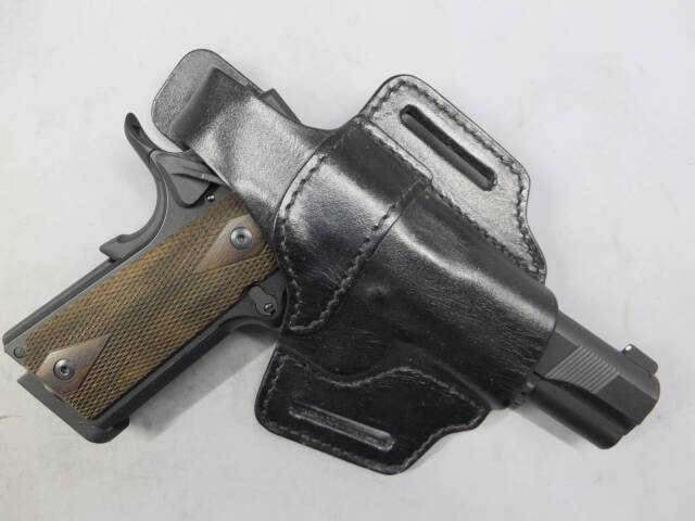 【Carbon8】M45 CQP CO2・木製グリップ・革ホルスター