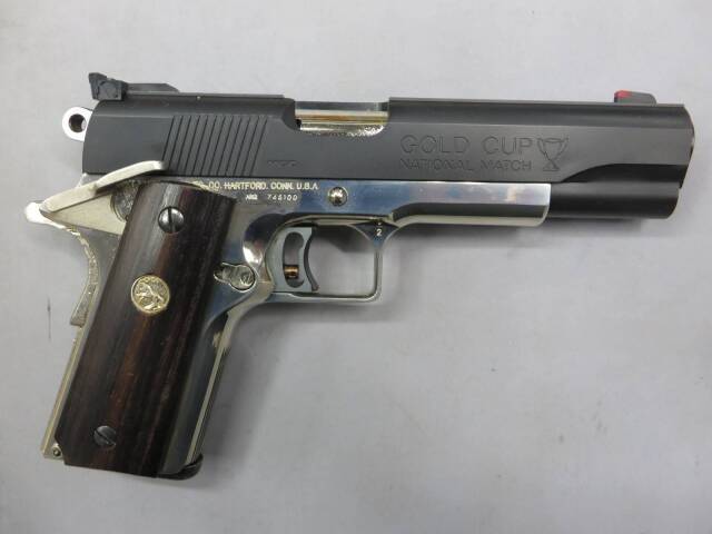 【MGC】コルト ゴールドカップ ナショナルマッチ コンバット フレームシルバー モデルガン