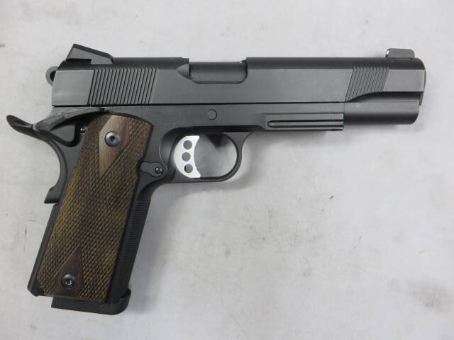 【Carbon8】M45 CQP CO2・木製グリップ・革ホルスター