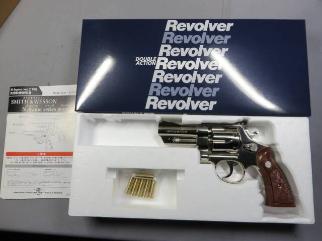 【タナカ】S&W M27 “The .357 Magnum” 3.5 in ニッケル モデルガン