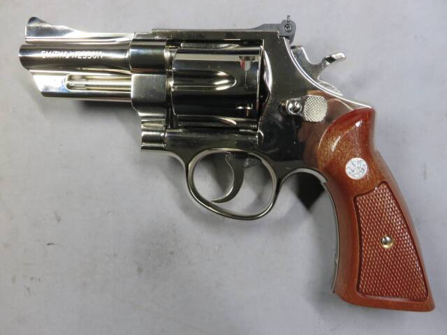 【タナカ】S&W M27 “The .357 Magnum” 3.5 in ニッケル モデルガン