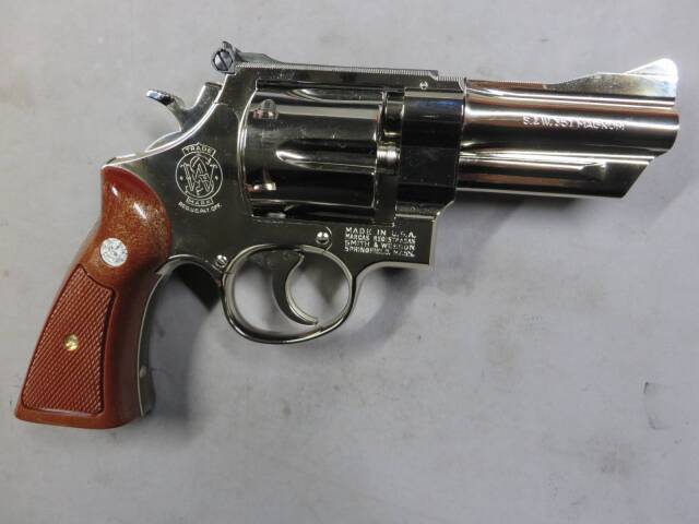 【タナカ】S&W M27 “The .357 Magnum” 3.5 in ニッケル モデルガン