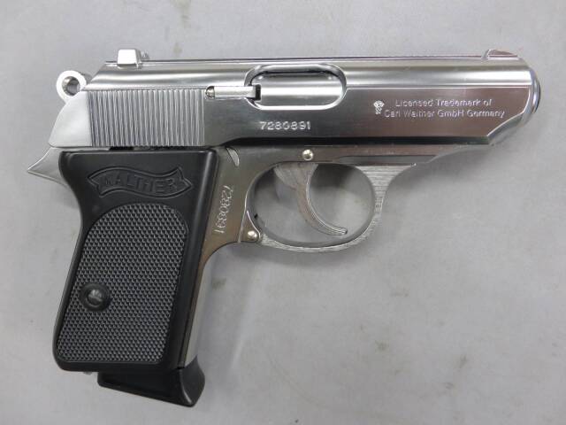 【マルシン】ワルサーPPK シルバー ABS　モデルガン