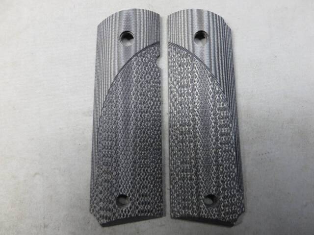 【パックマイヤー】G10タクティカル 1911グリップ 灰黒チェッカー ♯61001