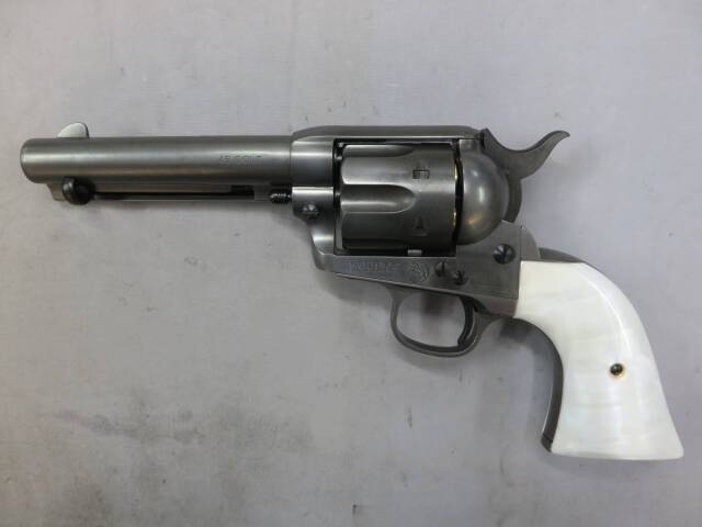 【マルシン】コルトSAA.45シビリアン エクセレント HW パールプラグリップ Xカートリッジ