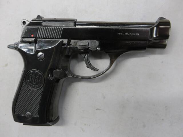 マルシン M84 モデルガン ブラック マルシン工業 マルシン M84 プラグリップ HW ブラック（発火式