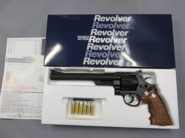 【タナカ】S&W M29 8 3/8in カウンターボアード HW トラビス モデルガン