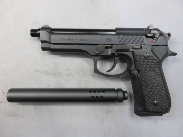 【ウエスタンアームズ】ベレッタM92FS スーパーロングサイレンサー