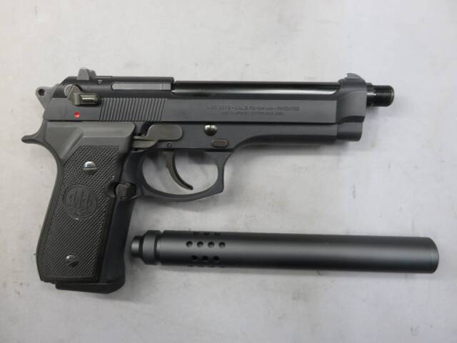 【ウエスタンアームズ】ベレッタM92FS スーパーロングサイレンサー