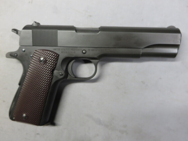 【CAW】Singer M1911A1・シンガー HW モデルガン