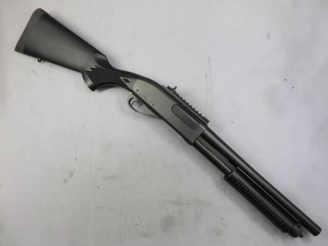 【東京マルイ】M870 タクティカル・ショートバレル カスタム・シェルホルダー・CYMAシェル6発