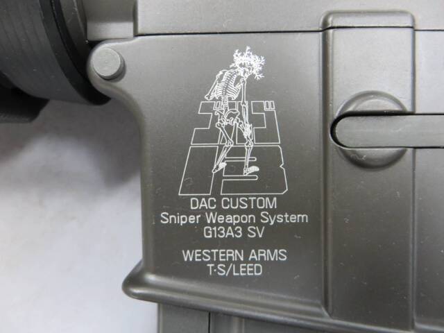 【ウエスタンアームズ】ゴルゴ13　M16スナイパーライフル　ガンケース付フルセット