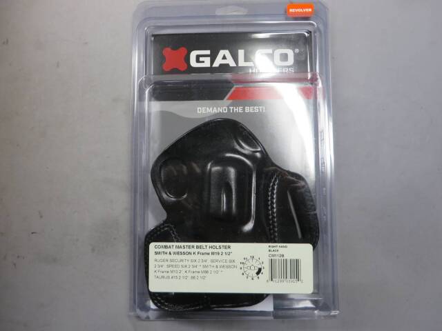 【GALCO】S&W Kフレーム コンバットマスター ベルト ホルスター CM112B