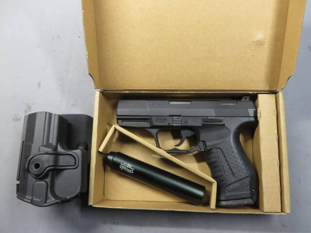 マルゼン　ワルサーP99　サイレンサーセット MARUZEN（マルゼン） ワルサーP99ブローバック用 メタルアウターバレル