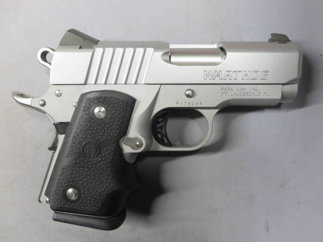 【BWC】Pra-Ordnance P10 Para WARTHOG シルバー モデルガン + グリップパネル