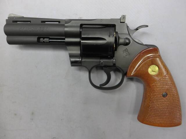 【タナカ】コルトパイソン.357mag 4in HW R-Model